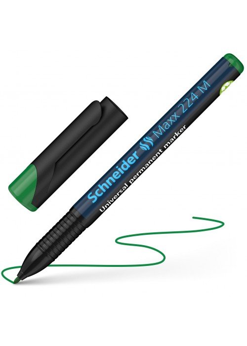 Žymeklis permanentinis Maxx 224 M 1.0mm žalias