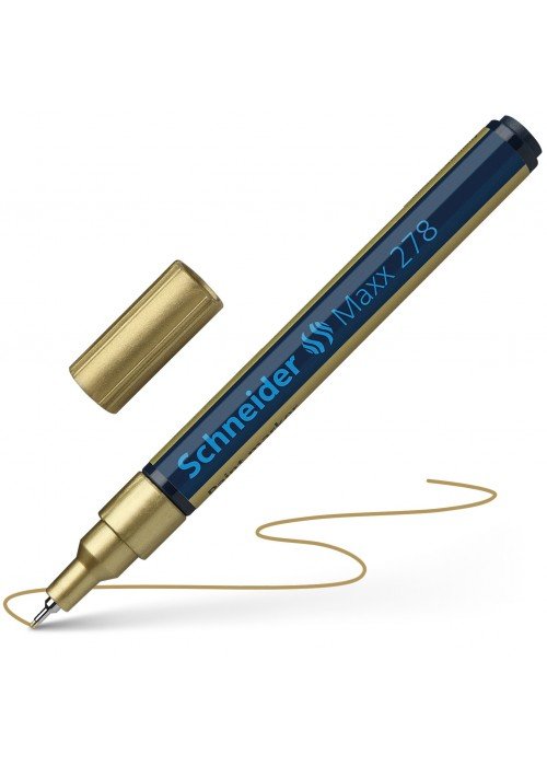 Žymeklis Paint Maxx 278 0.8mm auksinis