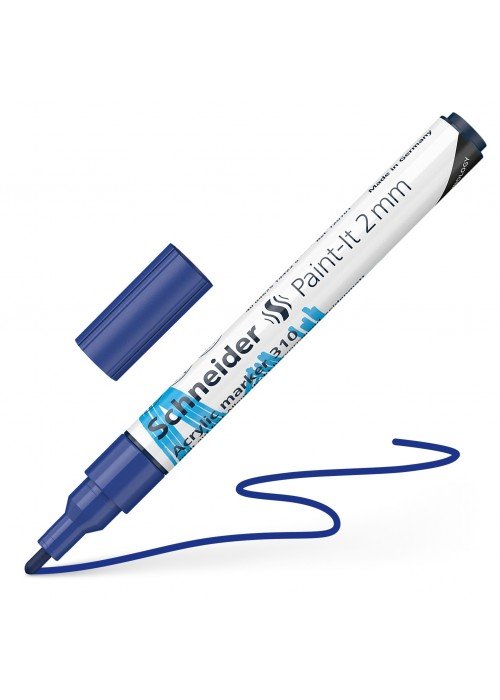 Žymeklis akrilinis Paint-lt 310 2mm mėlynas