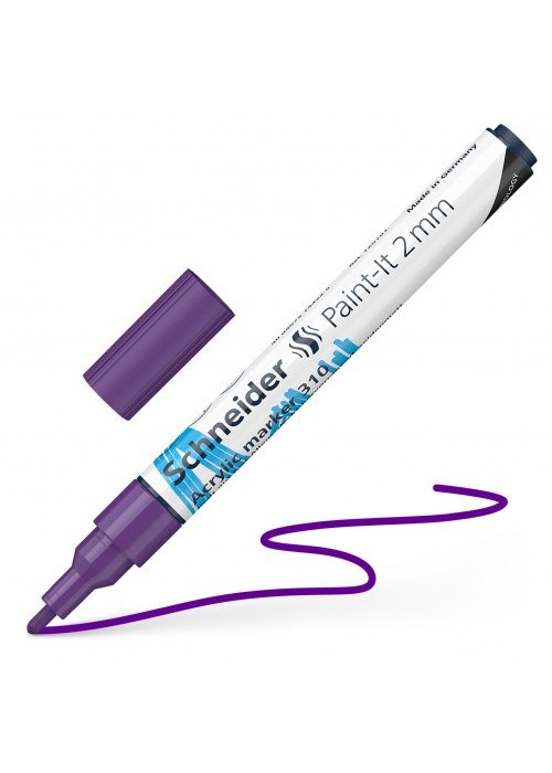 Žymeklis akrilinis Paint-lt 310 2mm violetinis