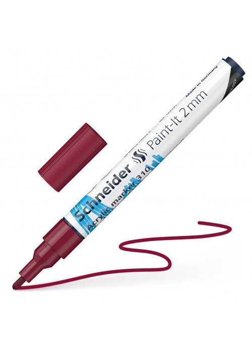 Žymeklis akrilinis Paint-lt 310 2mm bordinis