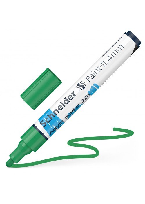 Žymeklis akrilinis Paint-lt 320 4mm žalias