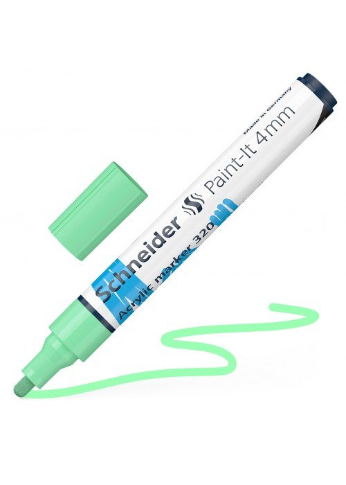Žymeklis akrilinis Paint-lt 320 4mm pastel.žalias