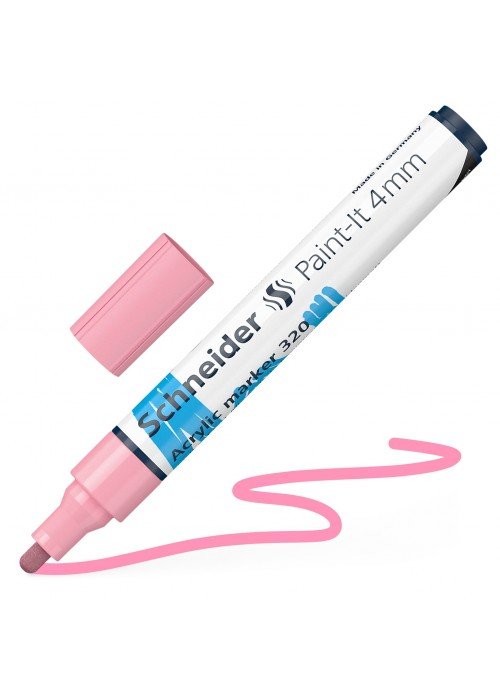 Žymeklis akrilinis Paint-lt 320 4mm pastel.rožinis