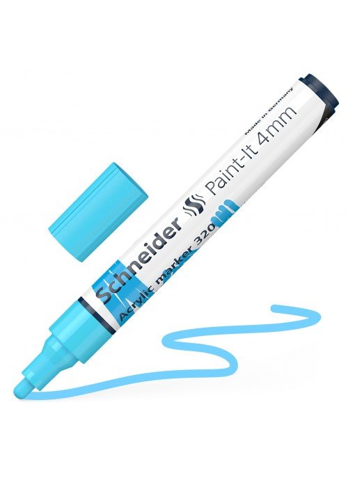 Žymeklis akrilinis Paint-lt 320 4mm pastel.mėlynas