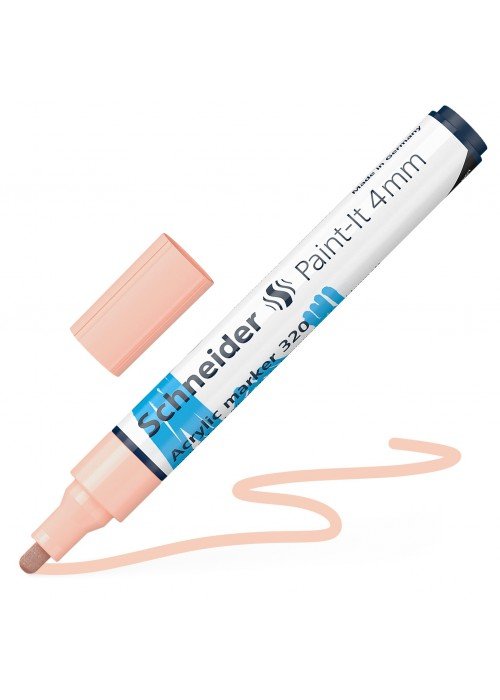 Žymeklis akrilinis Paint-lt 320 4mm abrikoso sp.