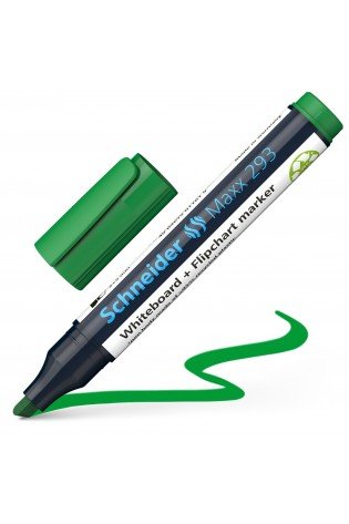 Žymeklis baltai lentai Maxx 293 2-5mm žalias