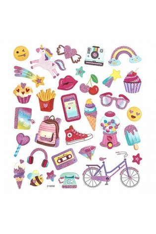 Lipdukai SPALVINGAS STILIUS 32vnt