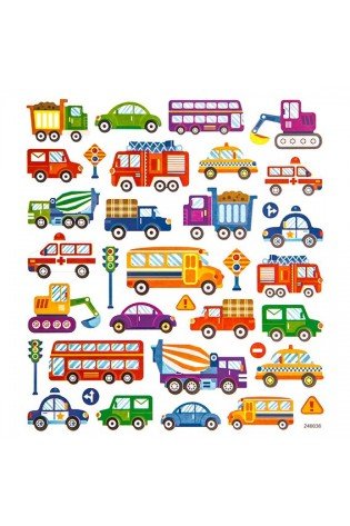 Lipdukai TRANSPOTRO PRIEMONĖS 35vnt