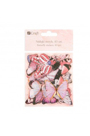 Lipdukai DRUGELIAI 40vnt margi