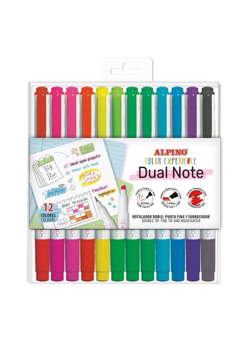 Žymekliai ALPINO Color Experience Dual note 12sp