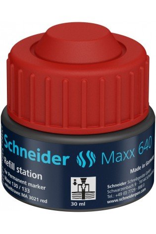 Tušas Maxx 640 raudonas 130/ 133 permanentiniams žymekliams