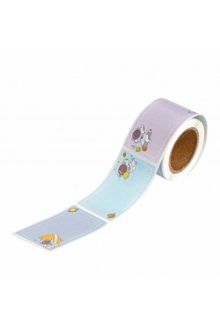 Lipdukai ritinėlyje KOSMOSAS 4.5x2.5cm 100vnt