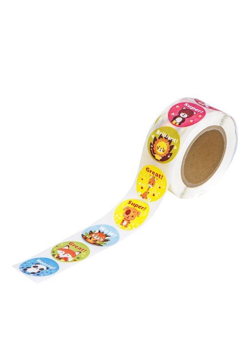 Lipdukai ritinėlyje ANIMACIJA 2.5cm 500vnt