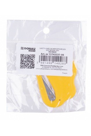 Maketavimo peiliukas DONAU SAFETY DS-NWO3 geltonas