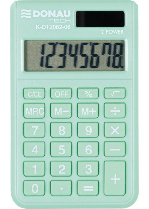 Skaičiuotuvas K-DT2082-06 DONAU šv.žalias