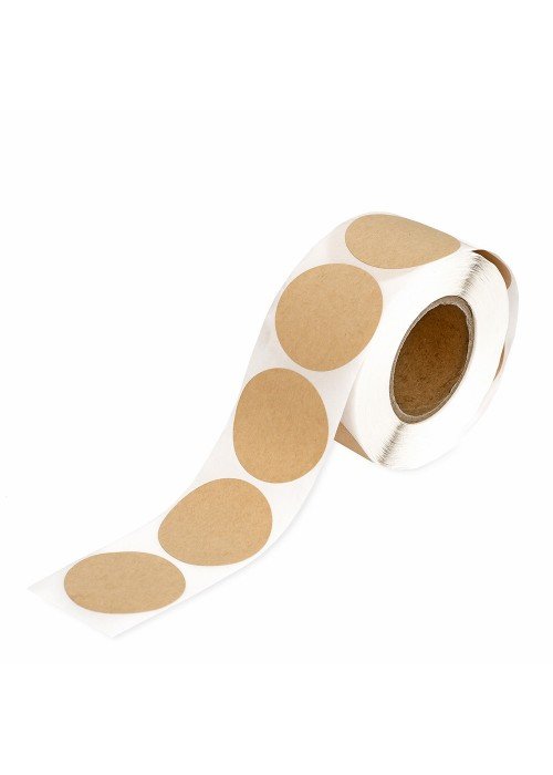 Lipdukai ritinėlyje KRAFT 3.8cm 500vnt