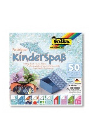 Origami 20x20/ 50l Folia Fun for children