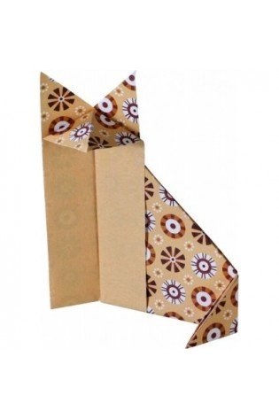 Origami 20x20/ 50l Folia rudi motyvai