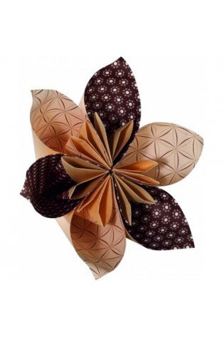 Origami 20x20/ 50l Folia rudi motyvai