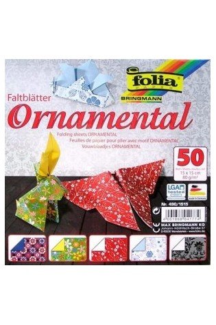 Origami 15x15/ 50l Folia Ornamentas
