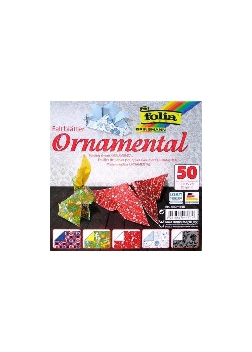 Origami 15x15/ 50l Folia Ornamentas