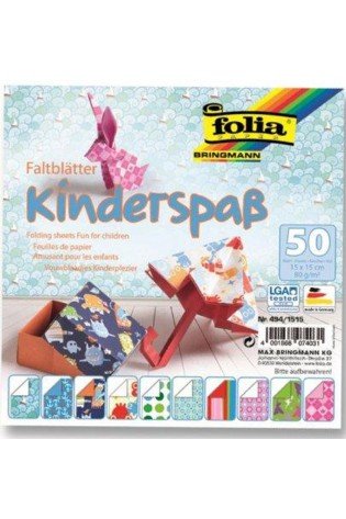 Origami 15x15/ 50l Folia Fun for children