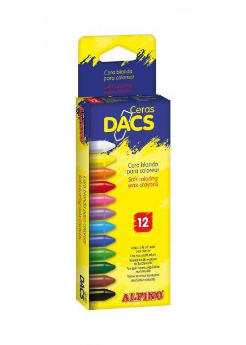Vaškinės kreidutės ALPINO Dacs 12sp 11mm