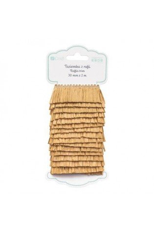 Rafija 30mm x 2m naturali
