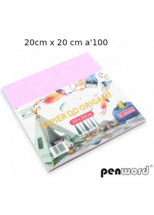 Origami 20x20/ 100l Penword įv.spalvų