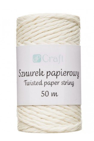 Virvutė popierinė 50m ecru