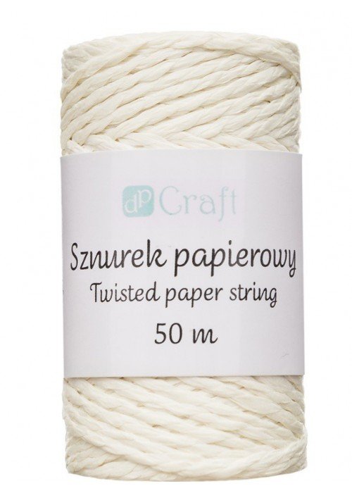 Virvutė popierinė 50m ecru