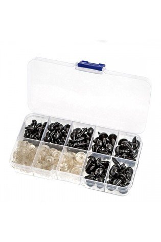 Apsauginės plastikinės spaudės mix 100vnt