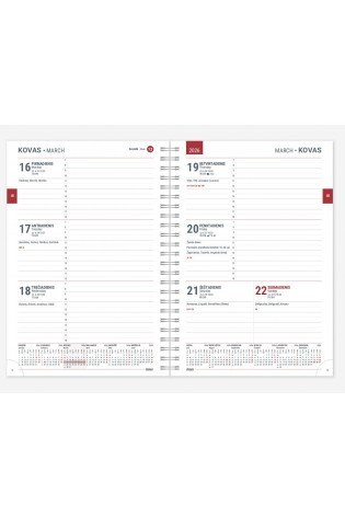 Darbo knyga A5 SPIREX WEEK TREND dreamer