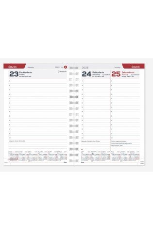 Darbo knyga A5 PVC SPIREX tam mėlyna