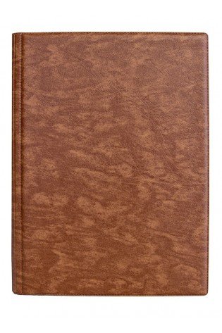 Darbo knyga A5 PVC SPIREX konjako ruda