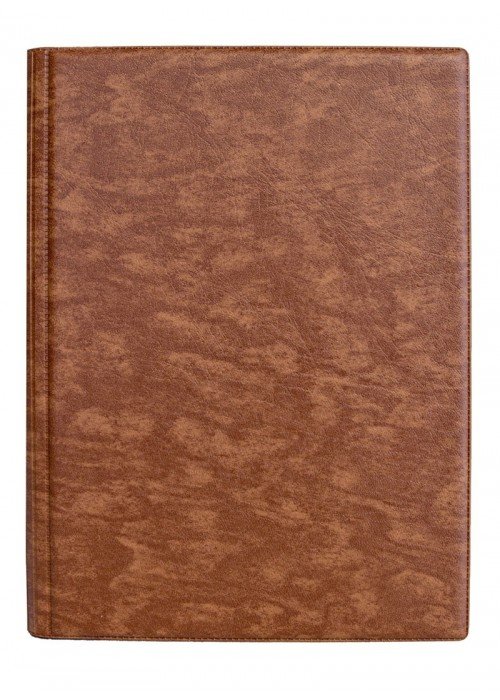 Darbo knyga A5 PVC SPIREX konjako ruda