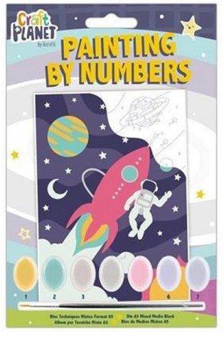 Tapyba pagal skaičius A5 PLANETOS