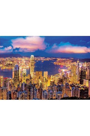 Dėlionė (puzzle) 1000 NEON HONG KONG SKYLINE 12-99 metų