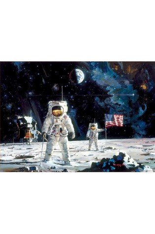 Dėlionė (puzzle) 1000 PIRMAS ŽMOGUS KOSMOSE 12-99 metų