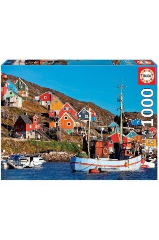 Dėlionė (puzzle) 1000 SCANDINAVIAN HOUSES 12-99 metų