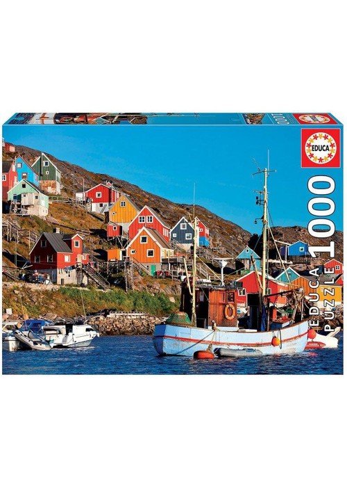 Dėlionė (puzzle) 1000 SCANDINAVIAN HOUSES 12-99 metų