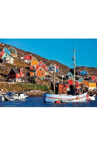 Dėlionė (puzzle) 1000 SCANDINAVIAN HOUSES 12-99 metų