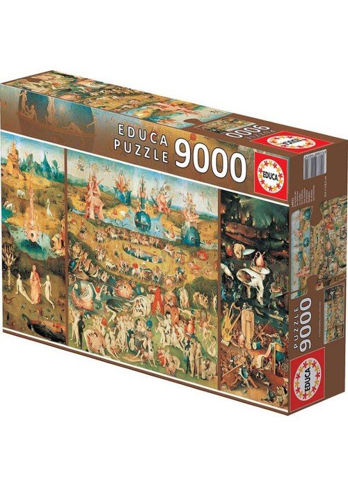 Dėlionė (puzzle) 9000 THE GARDEN OF EARTHLY DELIGHTS 12-99metų