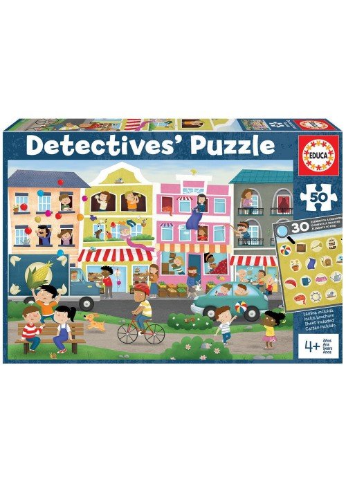 Dėlionė (puzzle) 50 CITY "DETECTIVES" 6-8metų