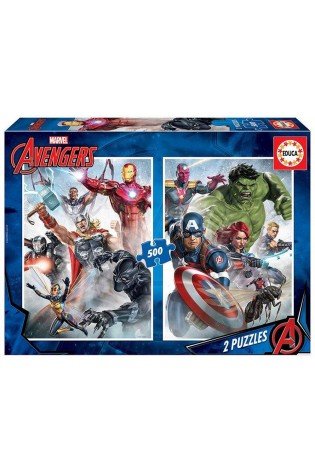 2 dėlionės (puzzle) 2x500 AVENGERS