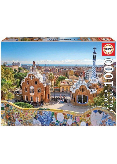 Dėlionė (puzzle) 1000 BARSELONA: vaizdas iš Park Guell 12-99 metų