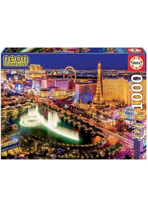 Dėlionė (puzzle) 1000 NEON LAS VEGAS 12-99 metų