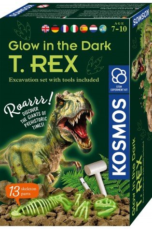 Lavinamasis rinkinys GLOW IN THE DARK T.REX 7-10