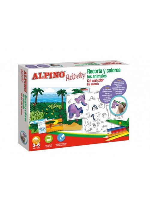 Rinkinys Iškirpti ir nuspalvinti ALPINO Activity
